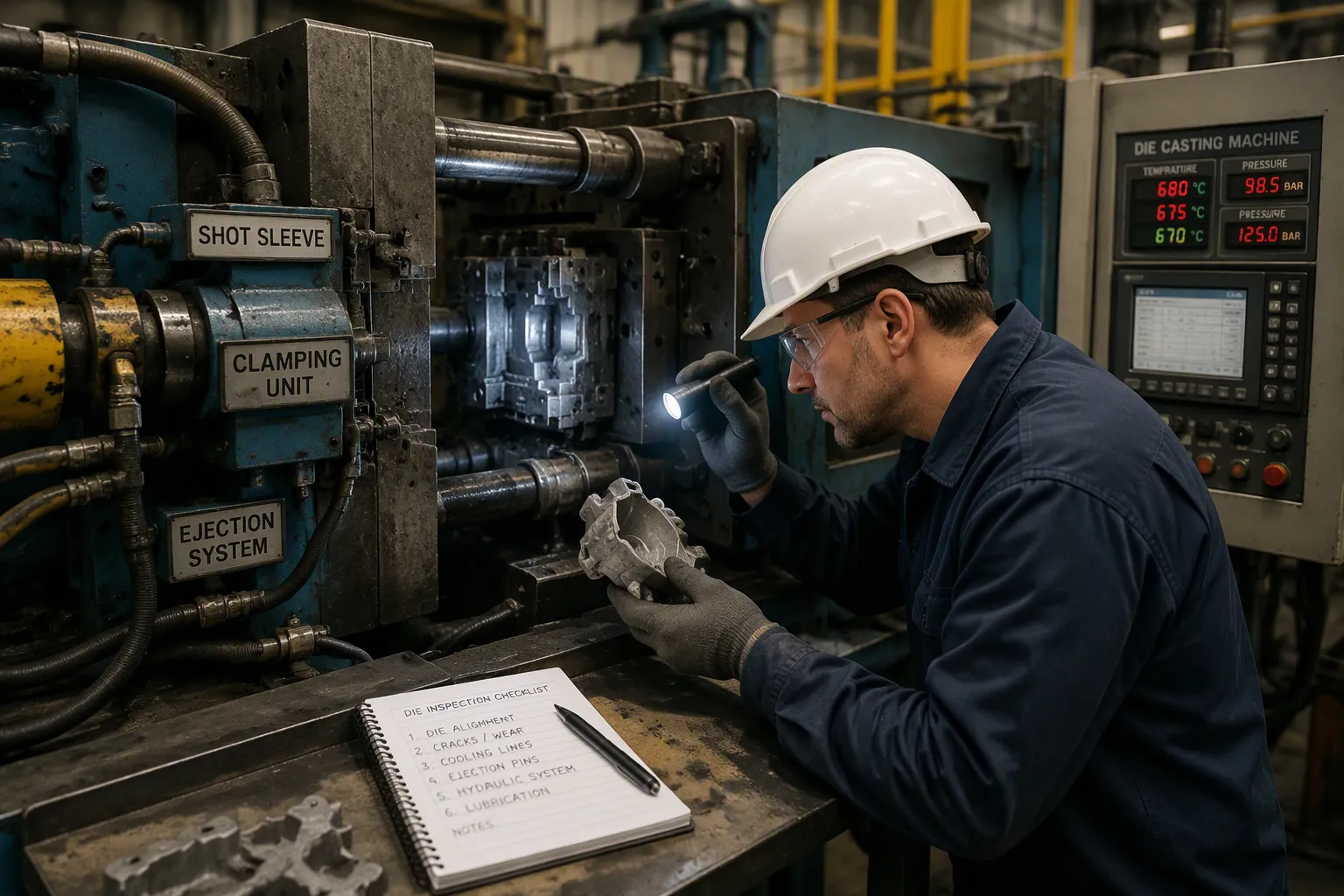 Step 2: Assess Die Casting Machine Condition