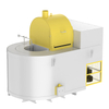 LH--shaped energy-saving aluminum alloy natural gas furnace