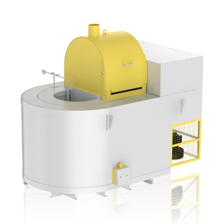 LH--shaped energy-saving aluminum alloy natural gas furnace