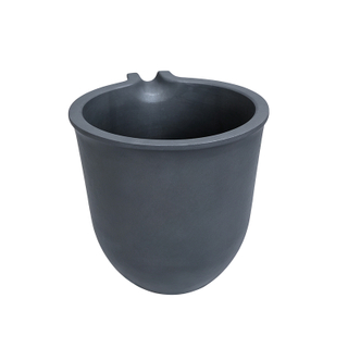 Crucible With Spout For Tilting Pouring Furnace