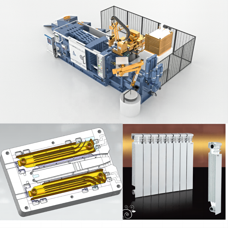 radiator die casting mold