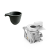 Crucible With Spout For Tilting Pouring Furnace